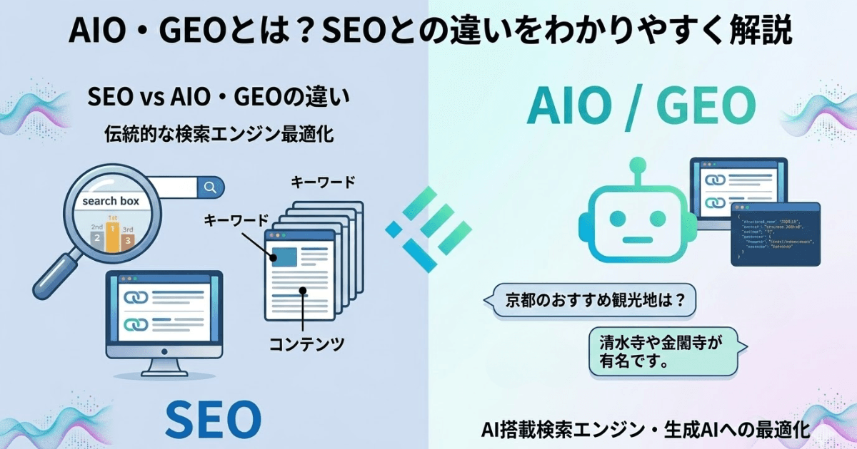 GEOとは?SEOとの違いをわかりやすく解説【2026年版】